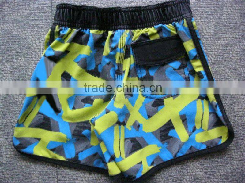 Funny 4 way stretch board shorts