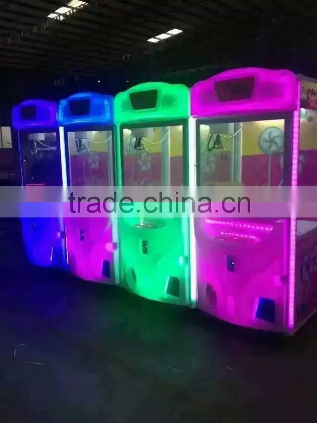 canton fair new products arcade game coin operated toy crane mini grua vending machine