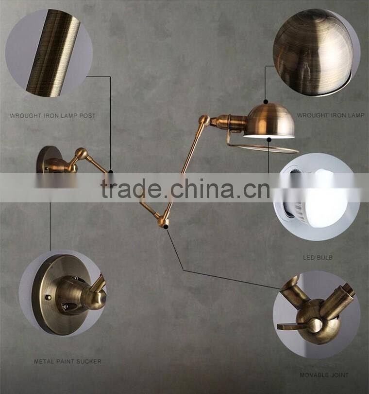 Vintage industrial wall lamp made in China