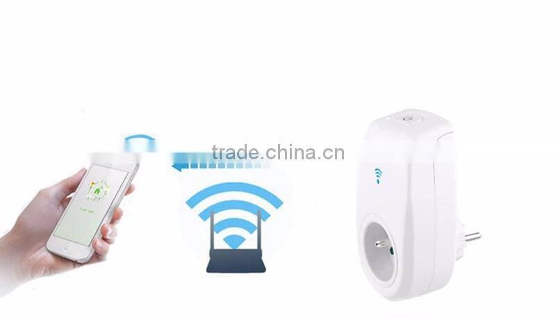 0930001 Wi-Fi Smart computer controlled power socket Outlet Plug Turn ON/OFF Electronics from Anywhere