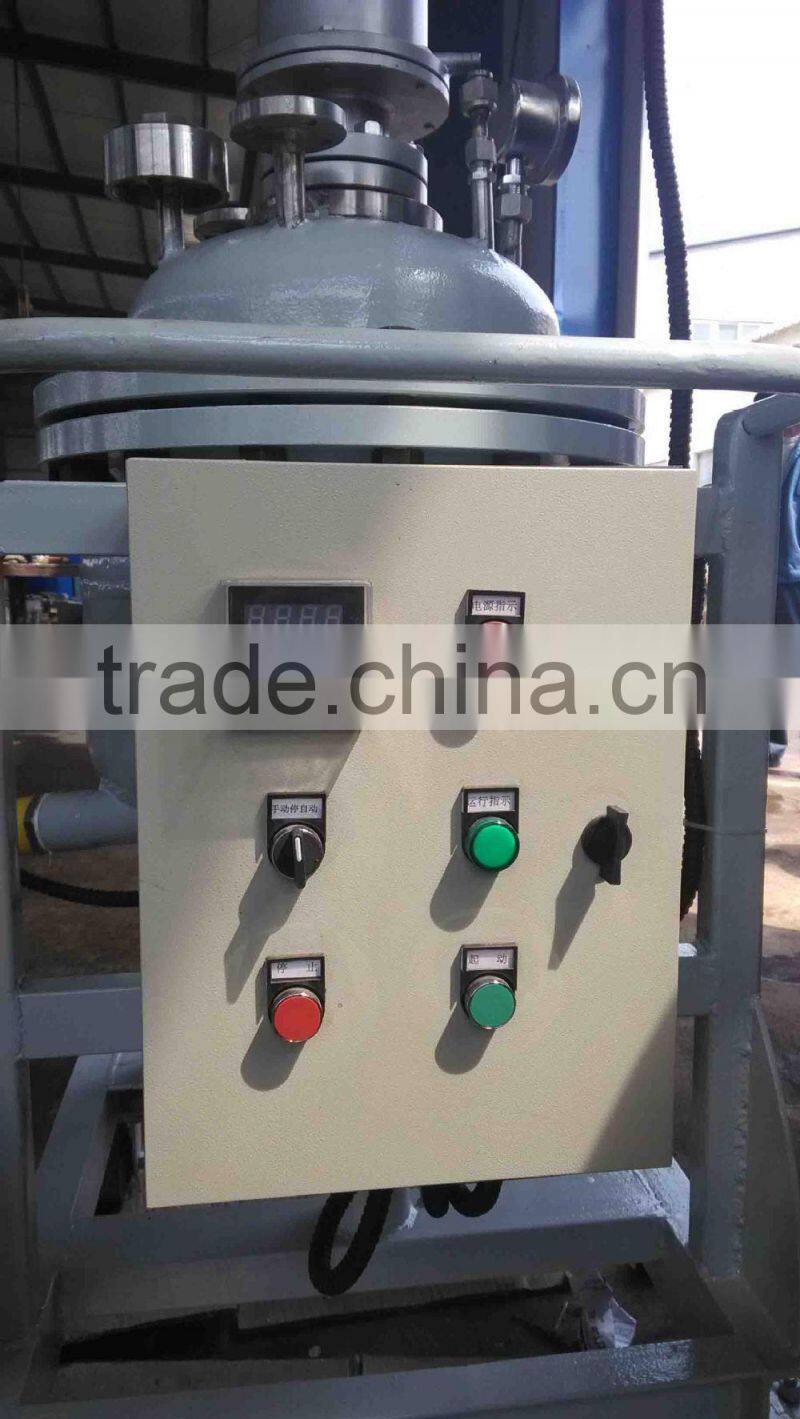 Stainless steel jacketed Reactor complete with Condenser unit