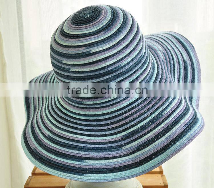 recycle 100% paper straw hat