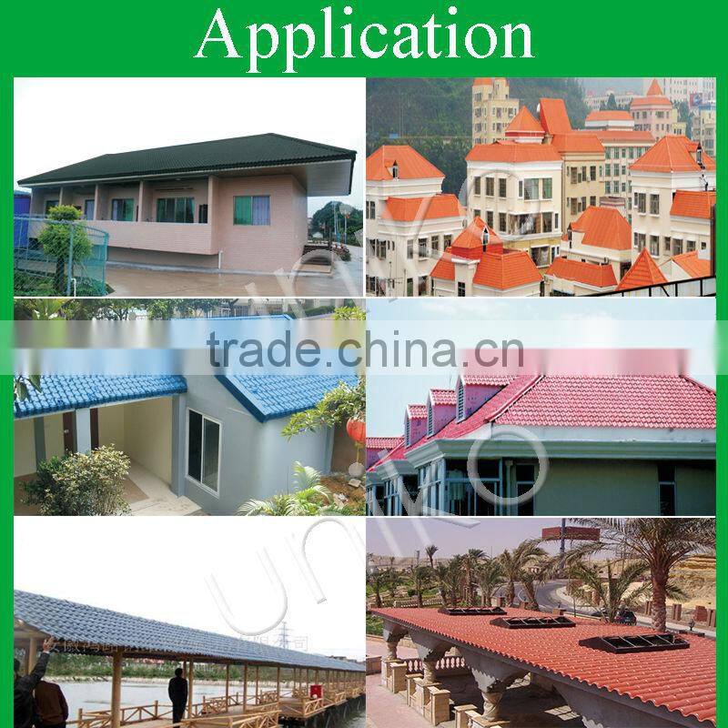 color stable man-made extruded good quality japanese flat roof tiles for house