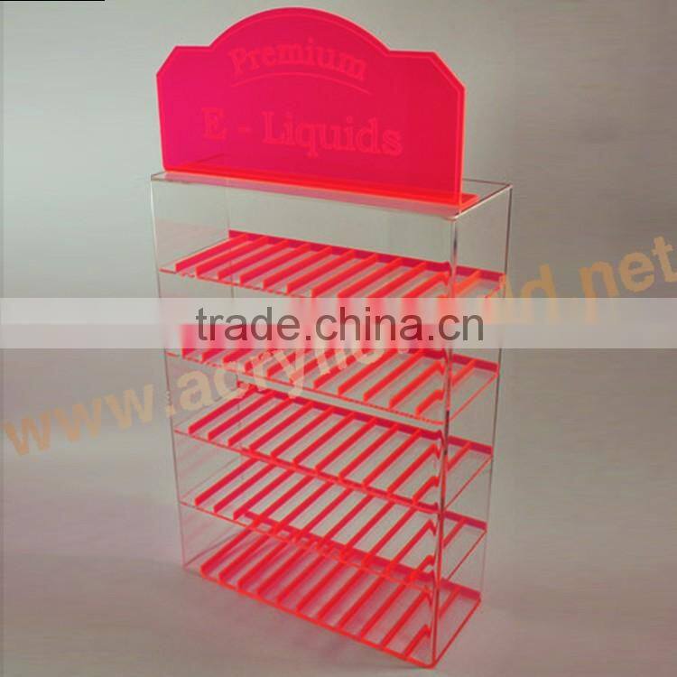 Direct Factory Price Product Display Custom Printing Logo Acrylic E-Liquid Display