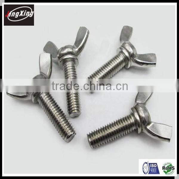 factory price DIN315 Stainless Steel 316 Wing Nuts Bolt Screw
