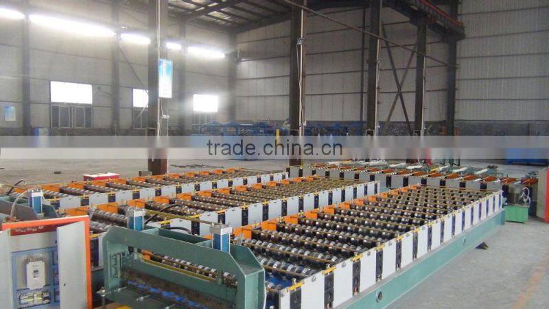 DX automatic color steel roof tiles making machines/trapezoidal sheet making machine
