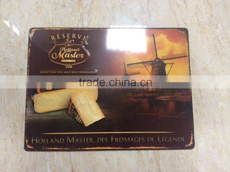 metal license embossed sign board