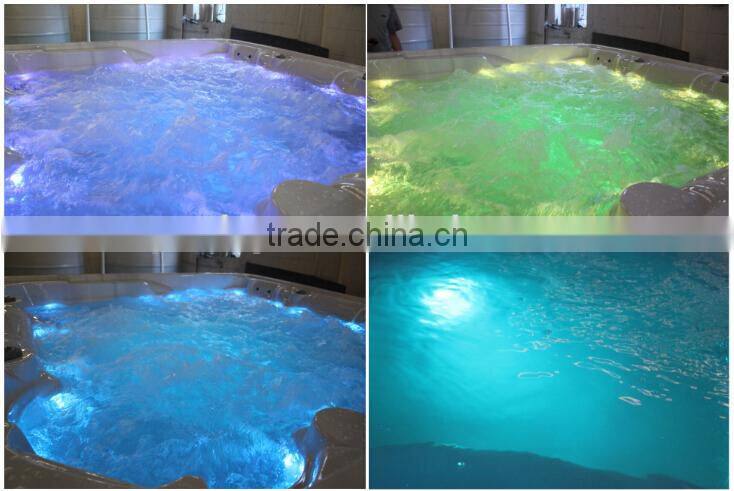 Wholesale us aristech acrylic CE approve white colour deluxe outdoor spa hot tub