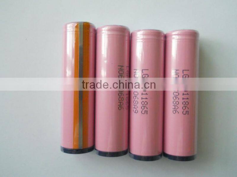 protection LG 18650 ICR18650D1 3000mAh 3.7V battery button top protected