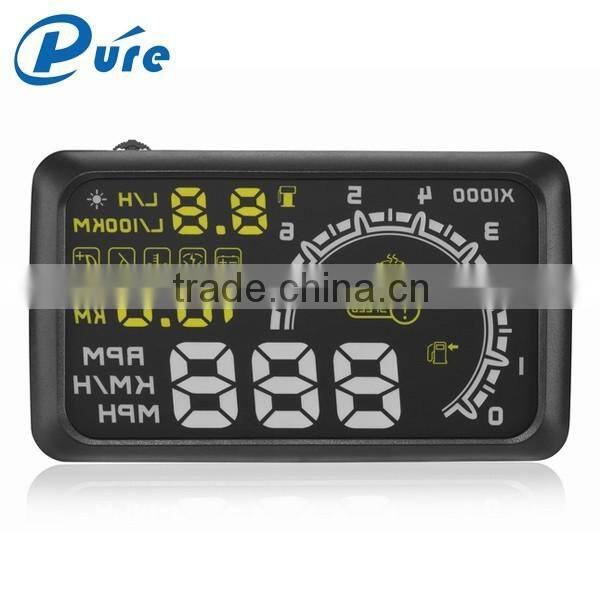 Head Up System Auto Electronics Head Up Auto Electronic HUD OBD 5.5" Screen Head Up System
