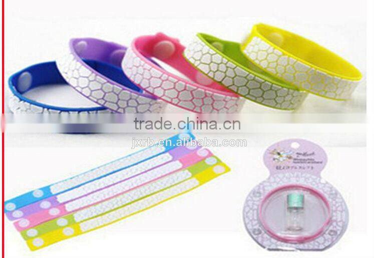 Individual wrap mosquito repellant wristband