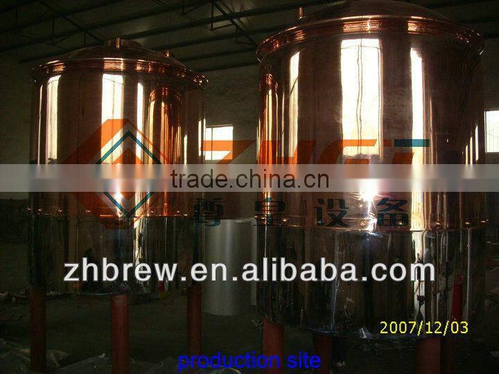 500L beautiful red copper hotel beer equipment/micro beer equipment