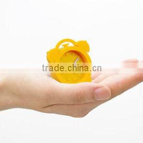 promotional item mini gift clocks protalbe Retro Silicone pillow alarm clock