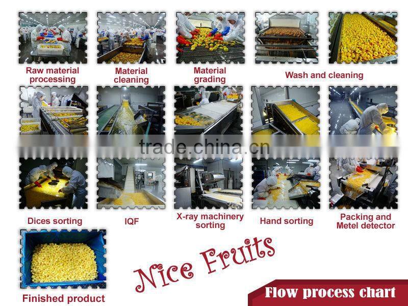 2015 New Crop Frozen yellow peaches for sale