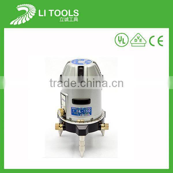 2 lines green beam level laser meter