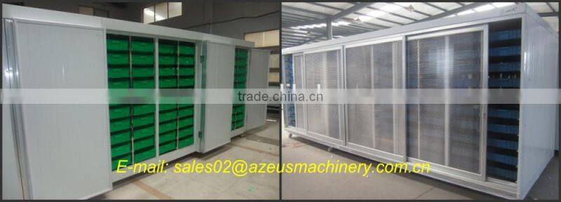 Automatic hydroponic barley fodder growing Machine for animal,livestock,cattle,sheep