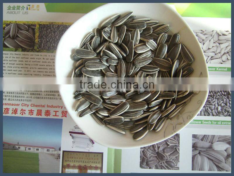 New Crop Black Raw Material Dried Sunflower Seeds Price