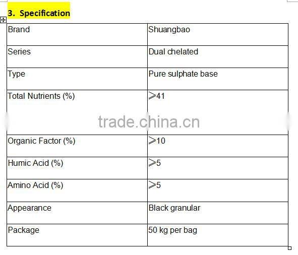 SOP Base NPK Fertiliser Granules 16-5-20