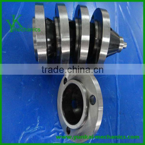 Stainless steel flange bracket, brass precision parts, precision machining center