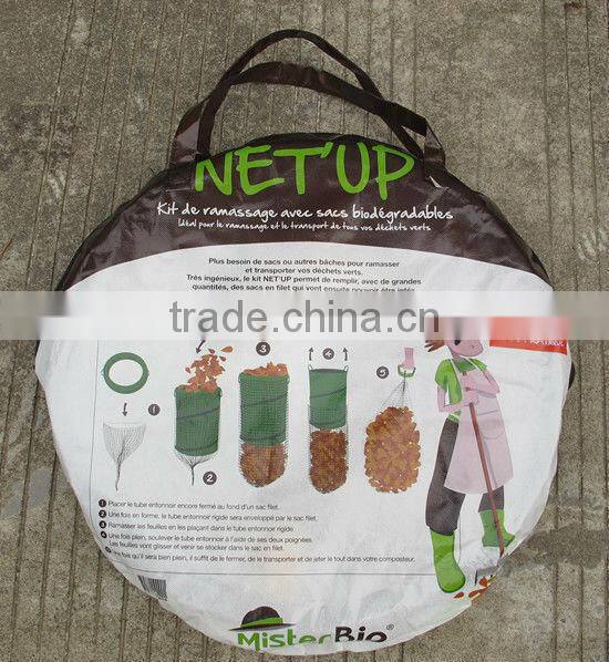 pop up tunnel with mesh bag and plastic handles