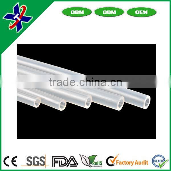 transparent small silicone rubber tube