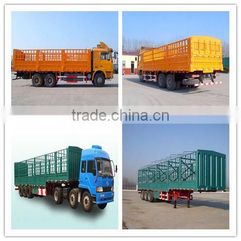 Sinotruck trailer stake semi trailer 40t 60t 80t fence cargo semi trailer