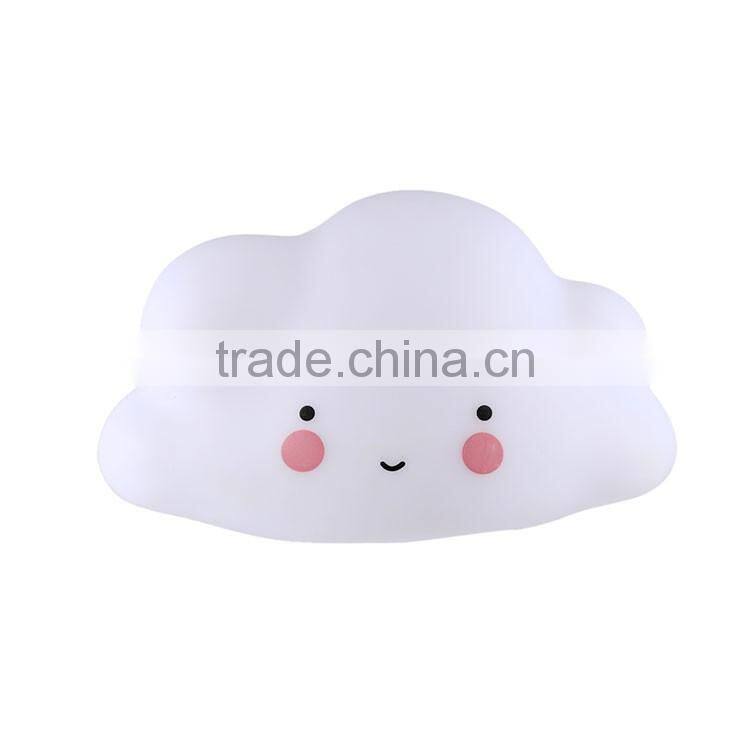 Christmas gift Childrens Baby kids Bedroom Nursery Mini decor decorative Cloud shape LED night light lamp