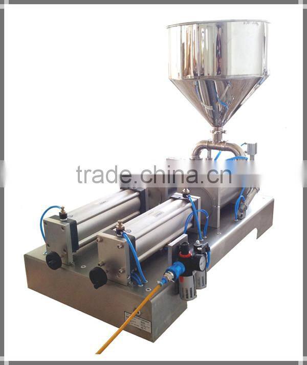 10-300ml Double Heads Pneumatic Shampoo Cream Honey Filling Machine