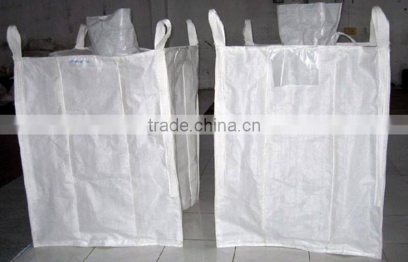 sell 85*85*80CM jumbo bag/ 100*100 cm ton bag/woven jumbo bag with UV treated