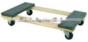 30" *18" Carpeted ends dollies with 3.5" /4" performa caster
