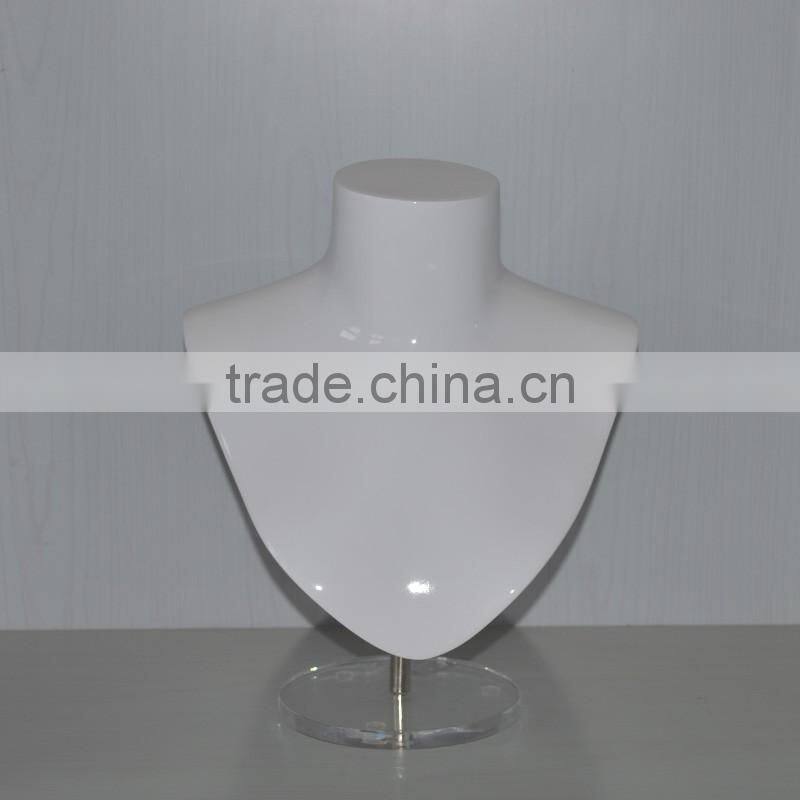 Necklaces stand Black or White Large Bust Display Mannequin bust forms