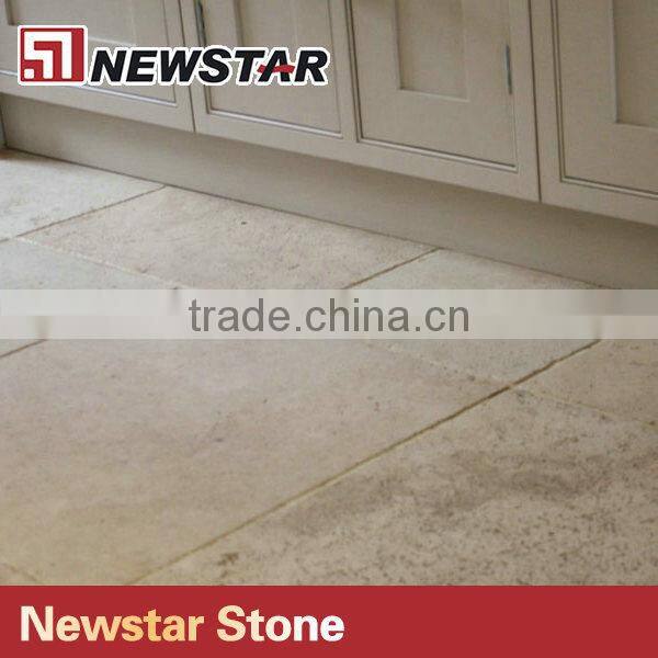 12X 12 Ivory Travertine Pavers Tumbled