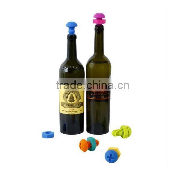 Funny Cute Silicone Wine Bottle Stopper/Cork,Silicone Wine Stopper