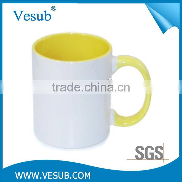 Newest 2017 hot products 11OZ double color mini double station mug sublimation