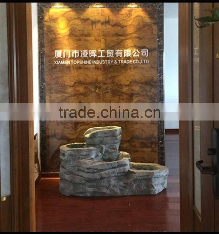 Decorative Resin Large Pot Electric LED Patio Garden Water Fountain