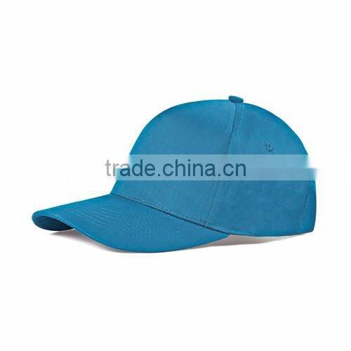 twill cotton 5 panels cap with adjustable plastic fastening