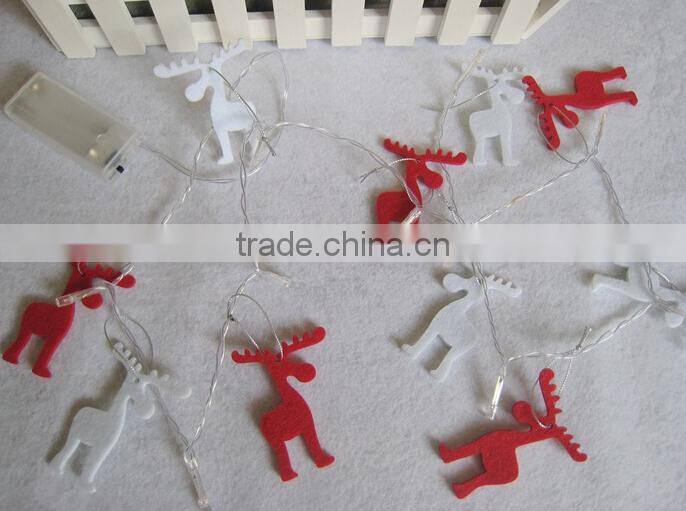 Wholesale outdoor decoration lights Christmas LED felt icicle light