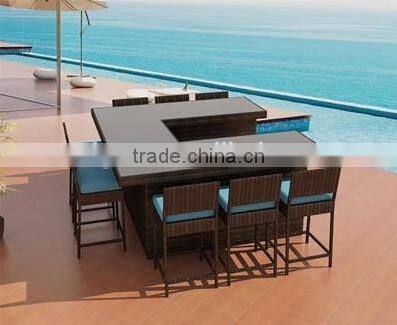 Sigma bar and lounge furniture big dining table set outdoor bar height chairs