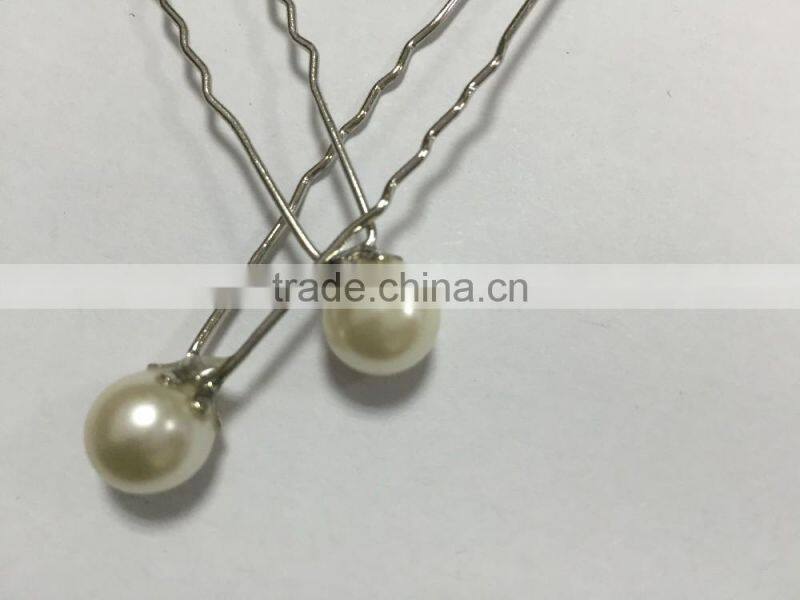 Ivory Color Pearl Hair Pins Hair Sticks Hair Clip Prom Party Wedding Bridal