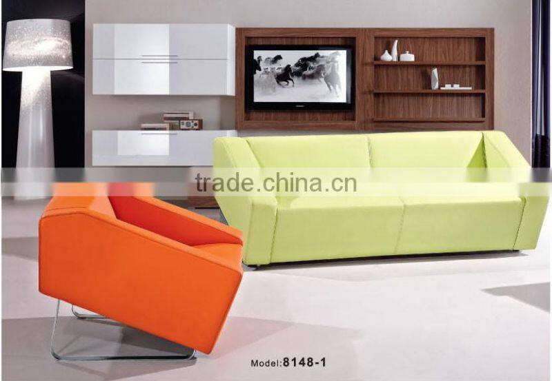 Leather sofa armchair (7218)