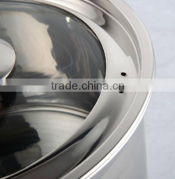 18/10 stainless steel cookware set cooking pot set