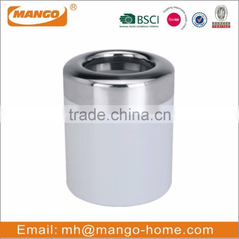 Round Metal Table Mini Trash Can