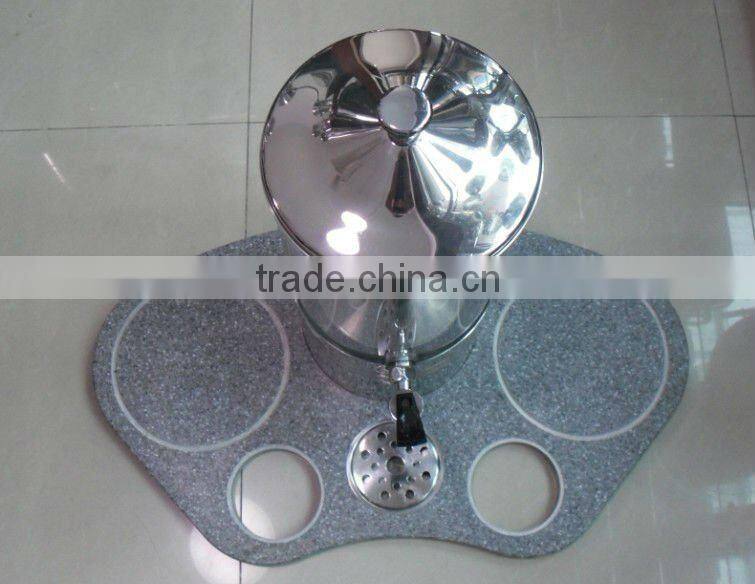 Electric marble bedplate triple Juice Dispenser