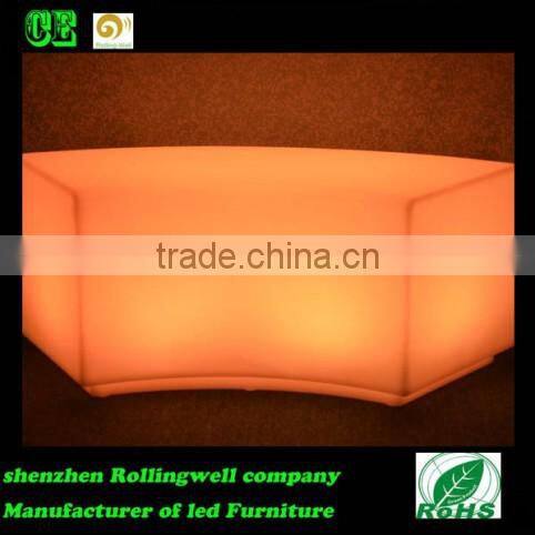 led garden bench/event decorated chairs/party tables and chairs