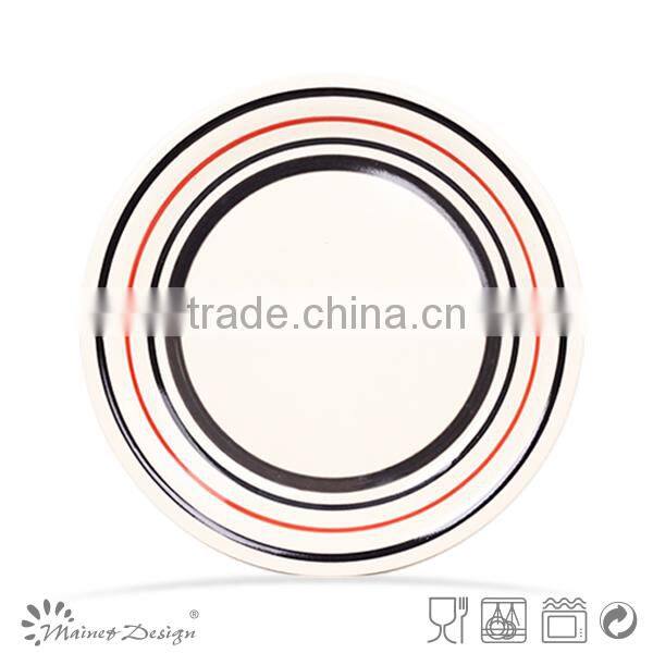 18.5cm hand painted salad plate/Dinnerware plate