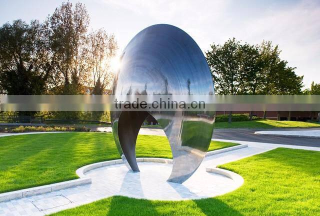 large outdoor abstract modern sculpture for garden