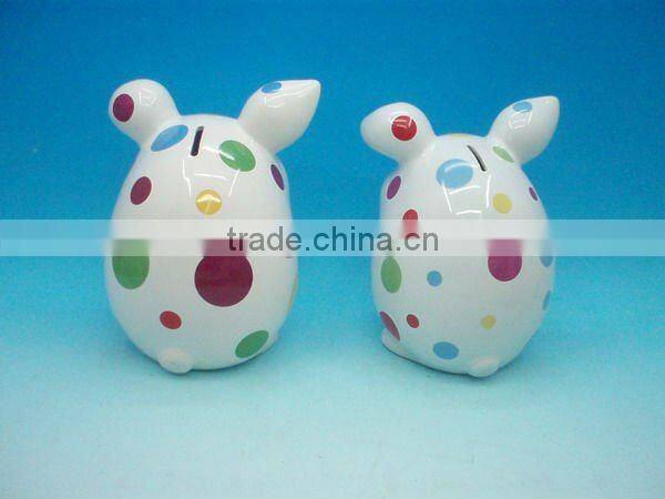 Miniature full color printing ceramic saving bank