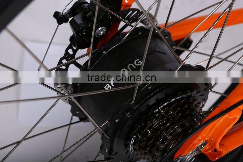 26 inch suspension 48V motor fat tire electric bike e bike