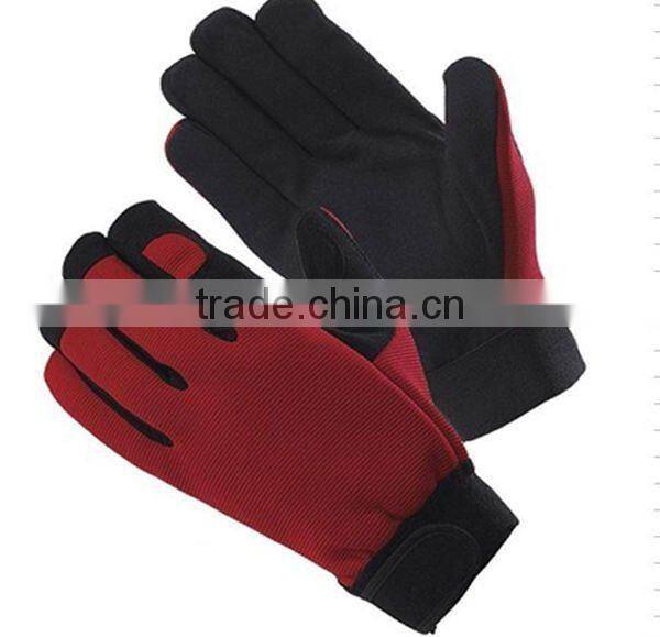 Stretch fabric auto mechanical industrial tool gloves