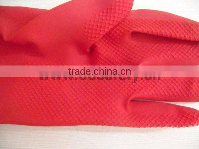 Hot Sale Red Long Rubber Household GlovesFrom Ddsafety